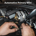 16 Gauge Wire (6-Pack Black/Red/Grey/Blue/Green/Brown, Each 35 FT), Low Voltage Automotive Primary Harness Wire for Battery, Car Audio, Remote Trailer, Security Alarm, Hook Up Wiring, 16AWG CCA, DIY