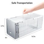 Faicuk Heavy Duty Squirrel Trap Chipmunk Trap Rat Trap and Other Similar-Size Rodents - 16.3” x 6” x 6.7”