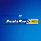 Reynolds Wrap Non Stick Aluminum Foil, Nonstick Aluminum Foil Roll, Prevents Food Sticking and Messy Cleanup, Great for Covering Casseroles and leftovers, 43.33 Yards x 12 Inches, 130 Sq.Ft.