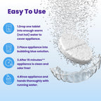 Retainer Brite – Aligner Cleaning Tablets for Invisalign, Mouth Guard Cleaner, Night Guard Cleaner and other Dental Appliances. FDA Registered and Made in USA. 192 Tablets – 6 Month Supply