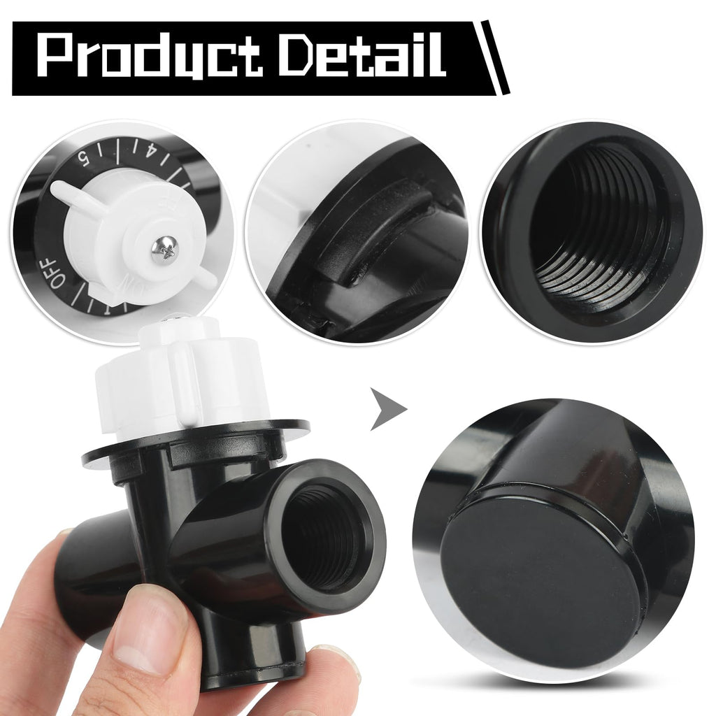 New R172086 1/2-Inch Control Valve Replacement, Chlorine Valve Compatible with Pentair Rainbow 320 322, 300-29X