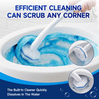 50 Count Toilet Wand Refills Compatible for Clorox, 5X Cleaning Power Toilet Bowl Cleaners & High-Density Disposable Toilet Brush Scrubber - No Falling Apart, Instant Foam Cleaning