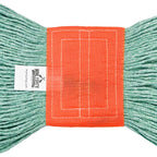 Nine Forty 2-Pack Industrial and Commercial-Grade Looped End Wet Mop Head Refill - Heavy Duty 20 Inch 4-Ply Premium Synthetic Yarn - for Optimal Absorption and Durability - Green (2 Pack, Large)