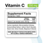 Puregen Labs Vitamin C 250 MG -Total 400 Tablets Supports a Healthy Immune System & Antioxidant Protection | Non-GMO | Gluten Free - 2 Pack