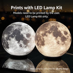 Bambu Lab A1 Combo + LED Lamp Kit, Multi-Color 3D Printing (with AMS lite)