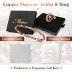 Copper Anklet for Women Magnetic Copper Anklet & Lymphatic Drainage Ring