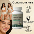 PKQLQ Lymph Drainage Capsules | Natural Detoxification Help Maintain the Healthy Fluid Balance of Both Women and Men, Promote Blood Virculation and Maintain Good Health. 60 Capsules (1)