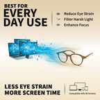 Xenvue Blue Light Blocking Glasses for Men and Women – Premium + Stylish Computer and Screen Eyewear, Reduce Eye Strain.