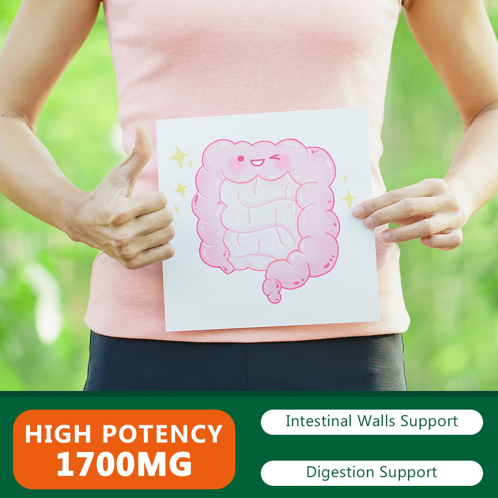 NICMIN Tributyrin Supplement - Premium Butyrate Gut Health Supplement for Leaky Gut 60 Capsules