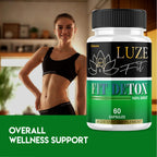 Luze Fit Detox Capsules, LuzeFit Detox Kit & Cleanse Formula Capsulas, All-Natural Premium Ingredients for Overall Health & Wellness Supplement, Loss Support Intensity Pastillas Pills (60 Capsules)