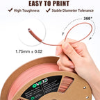 OVV3D PLA Filament Wood PLA, 3D Printer Filament Gradient Multicolor Wood PLA Filament 1.75mm +/- 0.02mm 1kg(2.2lbs) Add 20% Real WoodFiber