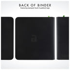 Vault X 12 Pocket Zip Trading Card Binder 480 Cards Exo-Tec (Black)
