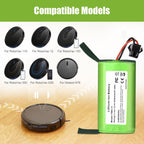 4000mAh 14.4V Replacement Battery for Eufy, Ecovacs Deebot Robot Vacuum