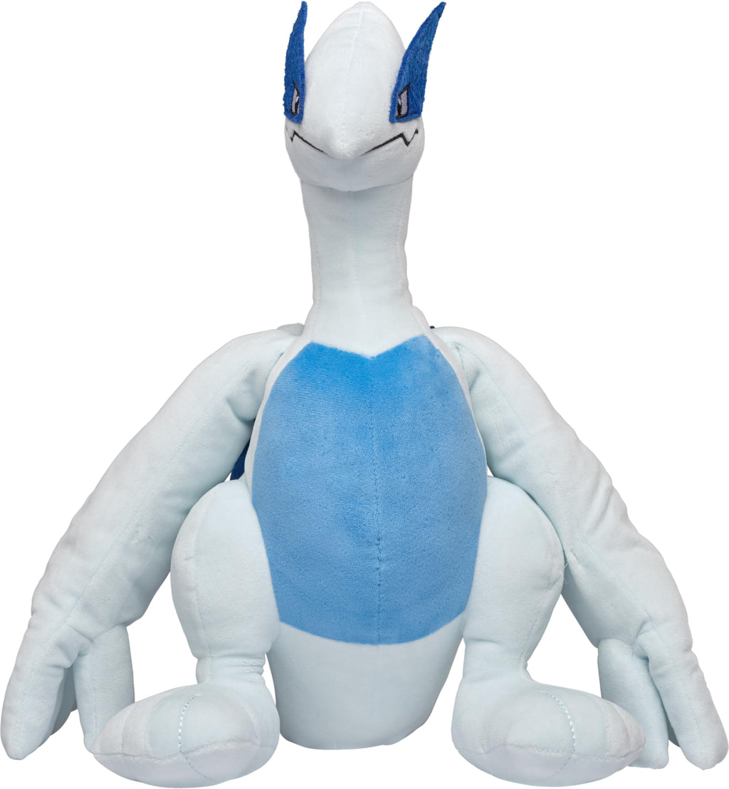 Pokemon 12" Large Lugia Plush - Officially Licensed - Diamond & Pearl Legendary Figure - Authentic Soft Stuffed Animal Toy - Holiday Christmas Stocking Stuffer Gift for Kids, Boys, Girls - 2+
