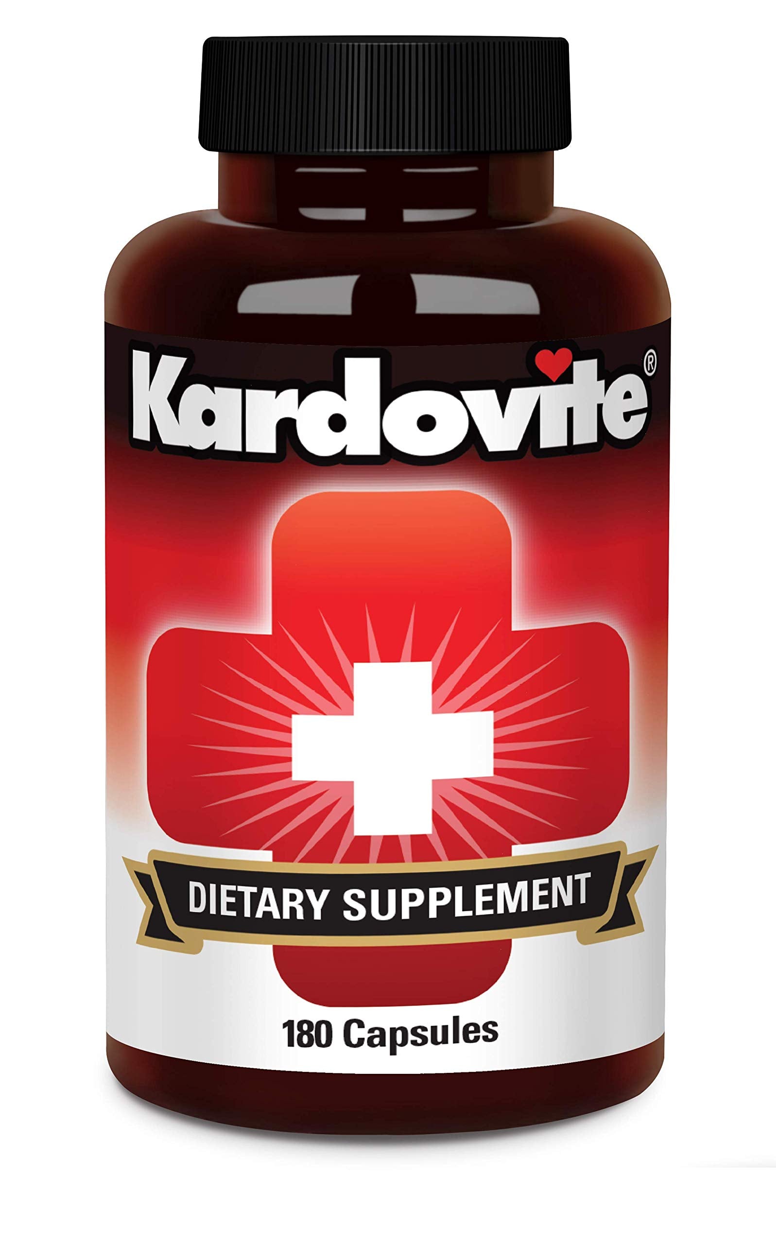 Kardovite Herbal Circulation Support Capsules 180s | Supports Circulatory Wellness with Hawthorn, Garlic, Ginkgo, Cayenne, Milk Thistle, Bilberry & Valerian | Supports Vitality & Daily Wellness