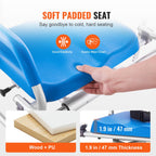 VEVOR Sliding Tub Transfer Bench with 360 Degree Swivel Seat, Sliding Shower Chair with Pivoting Armrest & Padded Seat and Safety Belt, Height Adjustable Bath Chair for Elderly Disabled, 330LBS
