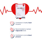 Meaquor 1000 Omega 3 Fish Oil Capsules IFOS Certified - Omega3 1000mg Supplement with EPA and DHA - No Aftertaste (60 Softgel Caps)