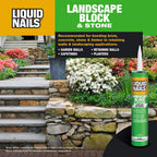 Liquid Nails - LN-905 Landscape Block Adhesive (LN905), Low VOC, 10 oz (Pack of 6)