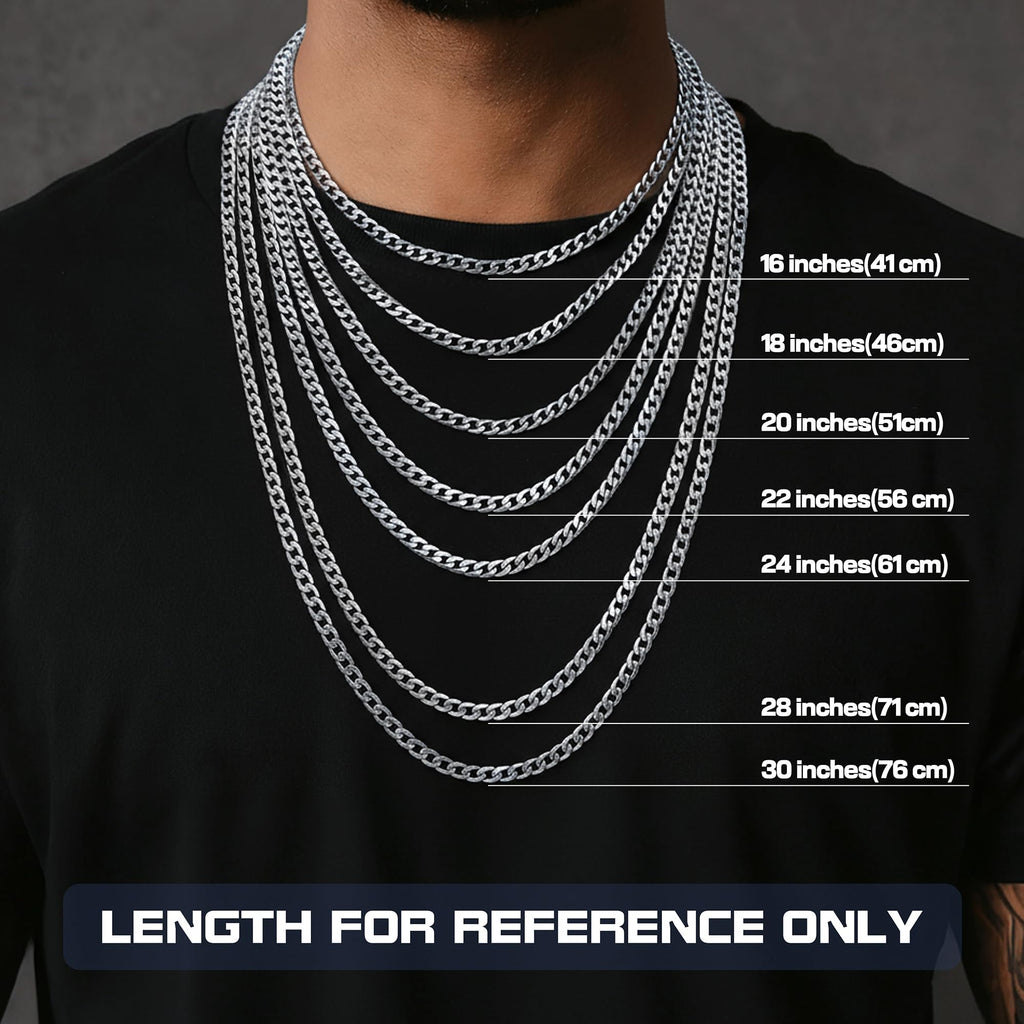 Besteel 925 Sterling Silver Cross Necklace for Men Women Cross Chain 18 In
