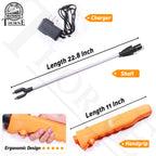West Thorne Pro Livestock Prod, Waterproof Cattle Prod Stick with LED Light, Livestock Prod for Modern Livestock Management(33.8in)