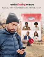 X-Sense XS0B-MR61 2.4 GHz Wi-Fi Connection via Base Station (Included), White, 6 Smoke Detectors