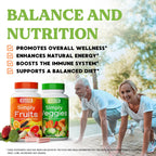 Simply Nature's Pledge - Packed with Over 40 Different Fruits & Vegetables - Made with Whole Food Superfoods - with High Beta Carotene – 100% Soy Free - 90 Count (Pack of 2)