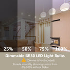DAYBETTER BR30 LED Bulb Indoor Flood Light Bulbs, 65W Equivalent Dimmable LED Bulbs, 4000K Neutral White, 850 Lumens E26 Base, Recessed Can Bulb for Living Room Bedroom Dining Room Bathroom, 6 Pack