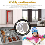 Futuwi Weather Stripping Door Seal 1 Inch W X 1 Inch T, Open Cell Foam Insulation Air Conditioner Window Seal, Total Length 26 Feet (6.5ft x 4 Rolls)