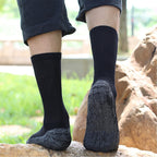 Looknniy 20 Pairs Crew Athletic Socks for Men Moisture Wicking Cushion Crew Socks for Sport Running Traveling (Mixed Colors)