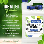 Mighty Mint Peppermint Oil Insect Repellent Spray, 1 Gallon (128 oz)