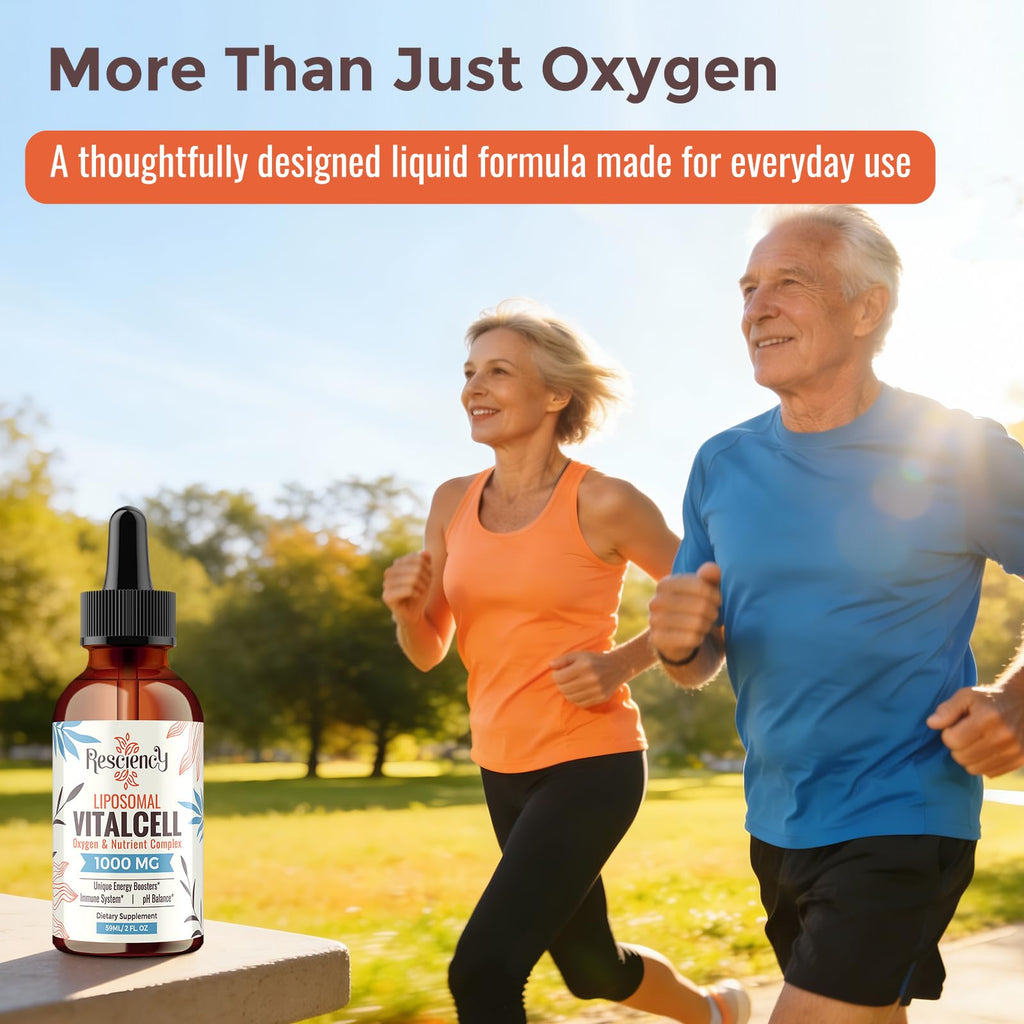 13-in-1 Liquid Oxygen Boost & Nutrient Supplement, Liposomal Optimized-Delivery Blend with Trace Minerals, Amino Acids, CoQ10, B Vitamins & Fulvic Acid, Daily Wellness Liquid Oxygen Drops, 2 fl oz