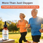 13-in-1 Liquid Oxygen Boost & Nutrient Supplement, Liposomal Optimized-Delivery Blend with Trace Minerals, Amino Acids, CoQ10, B Vitamins & Fulvic Acid, Daily Wellness Liquid Oxygen Drops, 2 fl oz