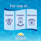 Pool Essentials® 3" Swimming Pool Chlorinating Tablets, Kills Bacteria & Controls Algae, 20LB