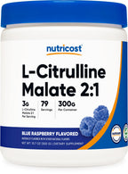 Nutricost L-Citrulline Malate 2:1 (300 Grams) (Blue Raspberry)
