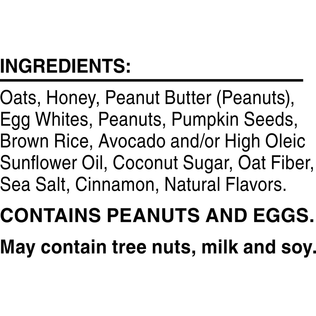 RXBAR Nut Butter and Oat Protein Bars, Protein Snacks, Snack Bars, Honey Cinnamon Peanut Butter, 23.2oz Box (12 Bars)