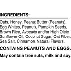 RXBAR Nut Butter and Oat Protein Bars, Protein Snacks, Snack Bars, Honey Cinnamon Peanut Butter, 23.2oz Box (12 Bars)