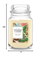 Yankee Candle Christmas Cookie Scented Candle, 22oz Large Jar