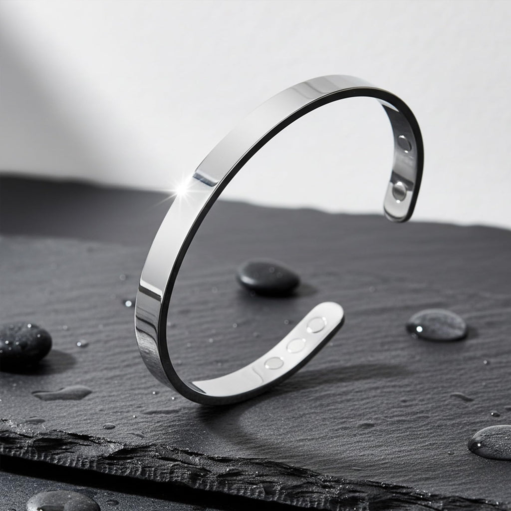 KALM Bracelet, Adjustable Bangle Bracelets for Women, with Gift Box (Black)