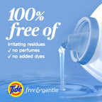 Tide Free & Gentle Liquid Laundry Detergent, 80 Loads, 105 fl oz, Tide Laundry Detergent, Clean Laundry Detergent