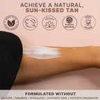 Self Tanner with Tanning Mitt - USA Made Sunless Self Tanning Lotion with Organic Ingredients
