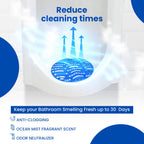 Urinal Screen Deodorizer (12 pack) Ocean Mist Scent, Urinal Cakes Anti-Splash, Urinal Mats Anti-Clogging, Universal Fit, Free Gloves