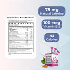 Youngevity ProJoba Pollen Burst™ Dragon Fruit - Clean Natural Energy Supplement w/Green Tea, Pollen Extract, GliSODin® - Increase Focus, Brain Boost, Endurance, Mental Clarity (30 Sticks)
