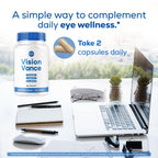 VisionVance Capsules - Official VisionVance Pills Advanced Premium Formula Support Maximum Strength, All Natural Ingredients Vitamins for Overall Health & Wellness, 60 Capsules for 1 Month