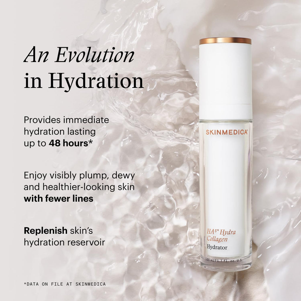 SkinMedica HA5 Hydra Collagen Hydrator with Vegan Collagen (NEW PACKAGING), Age-Defying Skincare for Women with Hyaluronic Acid for Visibly Plump Skin (1.7 Fl Oz)