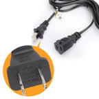 15-Feet Long Polarized US 2-Prong Male-Female Extension Power Cord Cable, 16AWG 2 Outlet Extension Cable Cord US AC 2-Prong Male/Female Power cable10A/125V, Nema 1-15P to 1-15R Cable Polarized