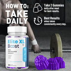 Elite XL Boost Gummies for Men, EliteXL Boost Male Performance Gummys with Natural Ingredients, Advanced Elite XLBoost Men's Performance Support Formula Chewable Multivitamin Supplement (60 Gummies)