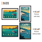 upsimples 13x19 Picture Frame, Wall Decor Poster Frames, Black 1 Pack