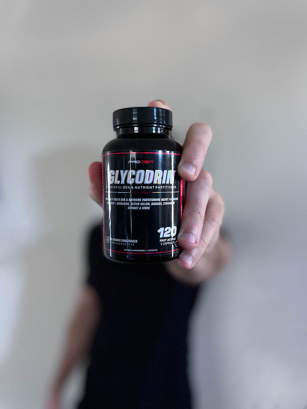 PROCCOR GLYCODRIN - GDA with Berberine, Cinnamon, Banaba, Bittermelon, Panax Ginseng, GS4 Plus and More; 120 V Capsules (60 Servings), Gelatin-Free