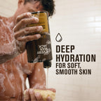 Every Man Jack Amber+Sandalwood Hydrating Mens Body Wash for All Skin Types-Cleanse, Nourish, and Hydrate Skin with Naturally Derived Ingredients-Paraben Free, Phthalate Free, Dye Free-24oz(Pack of 2)