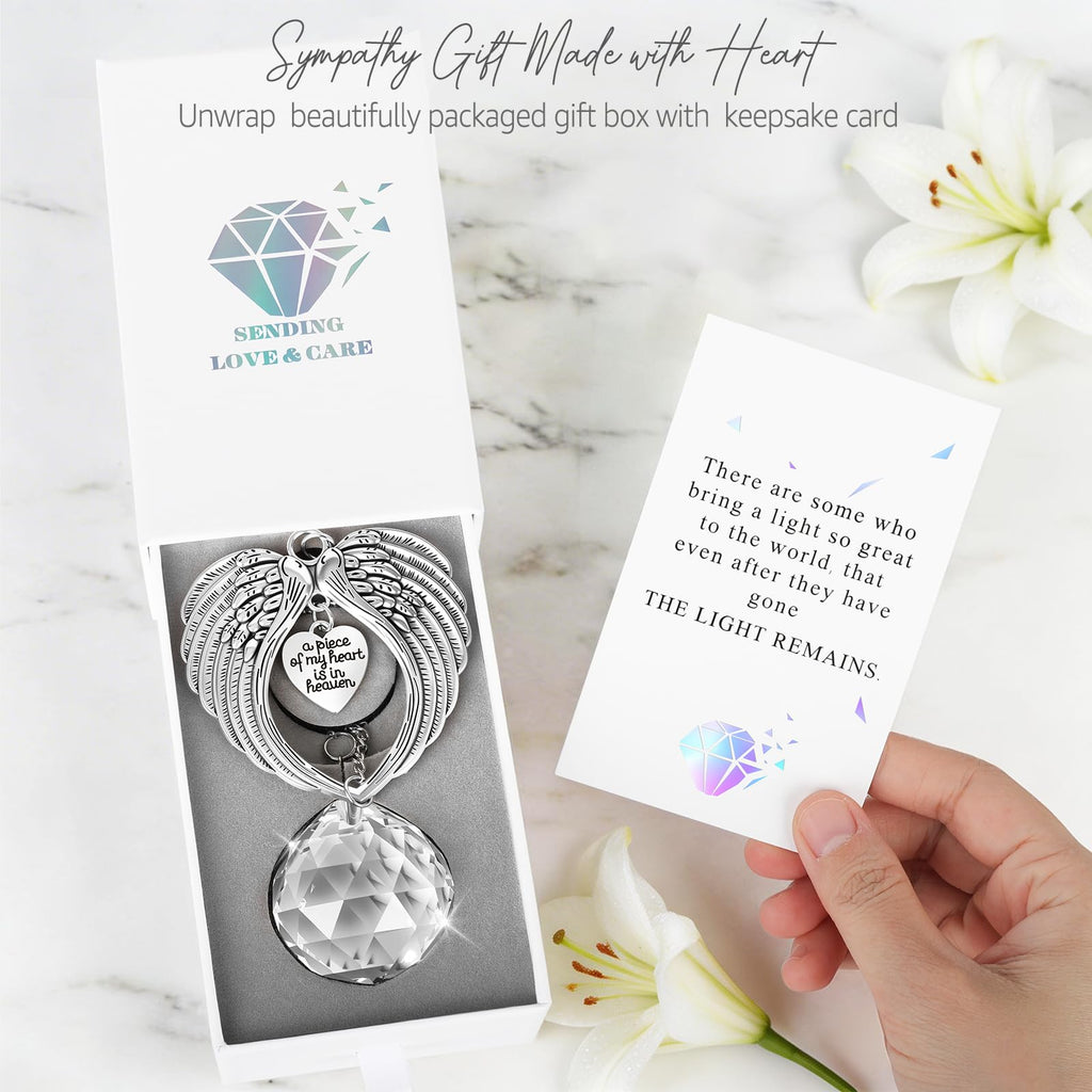 Memorial Sympathy Gifts for Loss of Loved One, Memorial Crystal Suncatcher